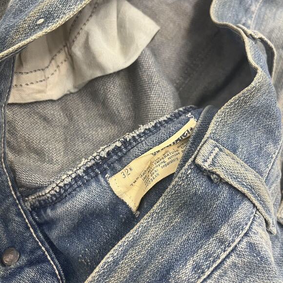 Vintage 70s Wrangler Blue Western Straight Leg Jeans 29x30 - Picture 6 of 6